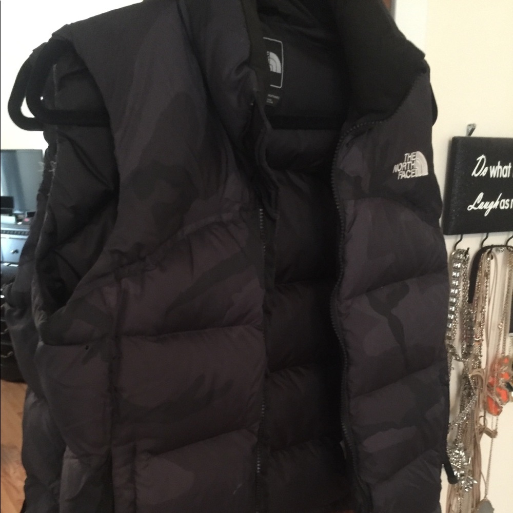 Brand new Camo Northface Puffer Vest
